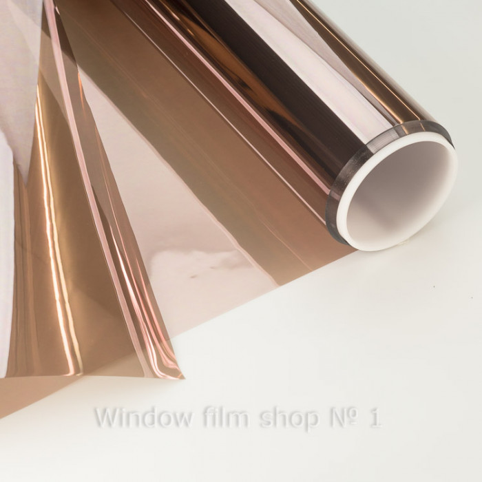 Bronze Ex 35-Mirror tint film 35%-bronze color-outer-by size