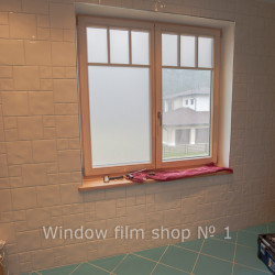 Matte bronze window film