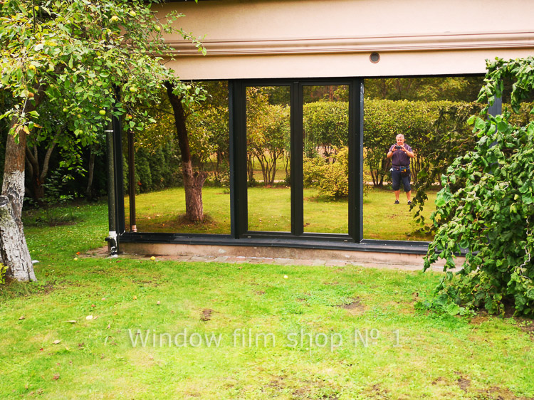 thumbnail image 2 of Give Your Windows A Chic Makeover With This Bronze & Silver Mirror Window Tint – Privacy & Solar Protection In One! 2 of 5