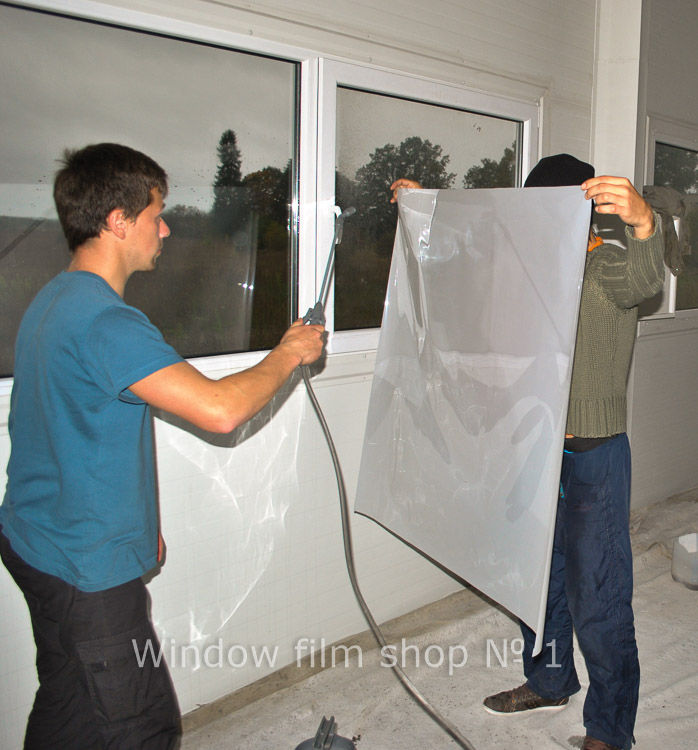 Frosted White Window Film Glass Sticker With glue Self adhesive Vinyl HOHOFILM 