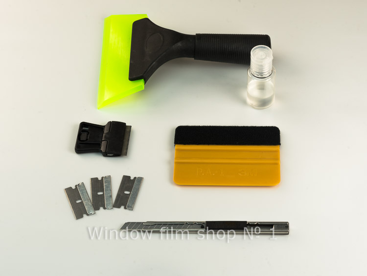 Window tint tool kit and mounting solution for free