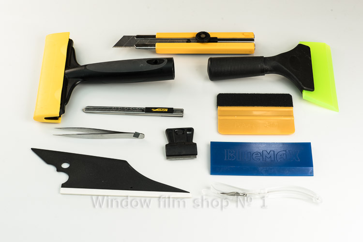 Yarlung 12 Pack Window Tint Application Tools Film Cutters Squeegees Scrapers Knifes for Vehicle Glass Protective Film Installing 